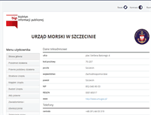 Tablet Screenshot of bip.ums.gov.pl