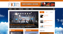 Desktop Screenshot of fki.ums.ac.id