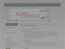 Tablet Screenshot of konvo.ums.edu.my