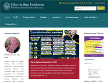 Tablet Screenshot of fik.ums.ac.id