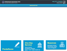 Tablet Screenshot of pmb.ums.ac.id