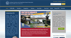 Desktop Screenshot of lppm.ums.ac.id